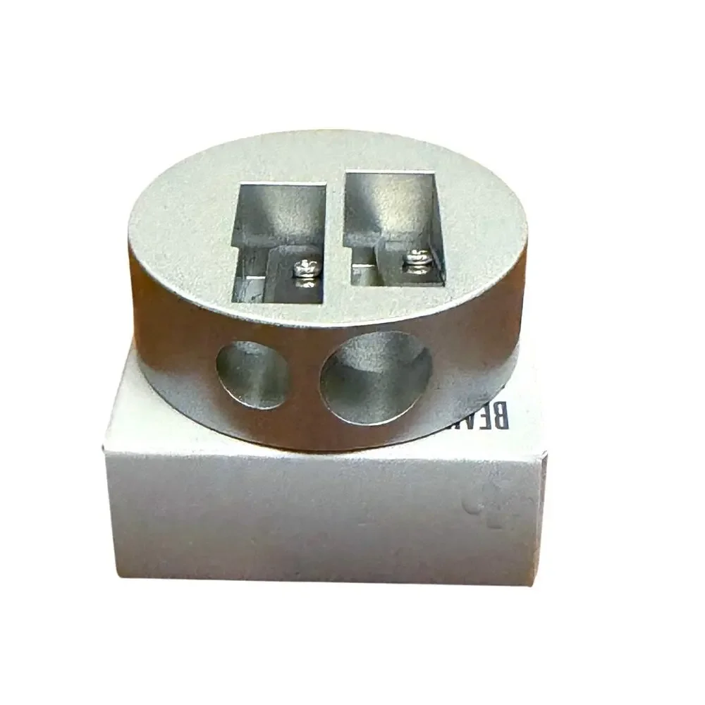 NIB Beautycounter Dual-Blade Metal Pencil Sharpener